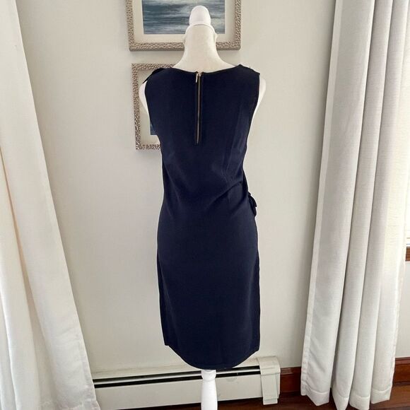 Adrienne Vittadini NWT navy sleeveless dress size small - Picture 3 of 10